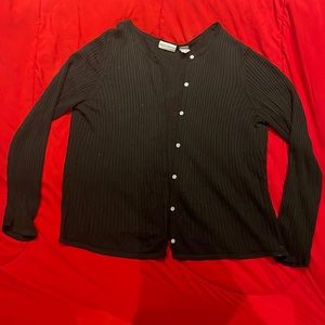 Jaclyn smith cardigan black XL